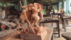 Wood Carving One Piece Whitebeard ワンピース