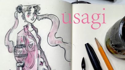 good sketchbook habits ft. Sailor Moon fanart