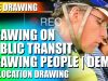 Drawing on Public Transit Drawing Tips