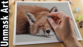Fox Painting with Soft Pastels Live Tutorial