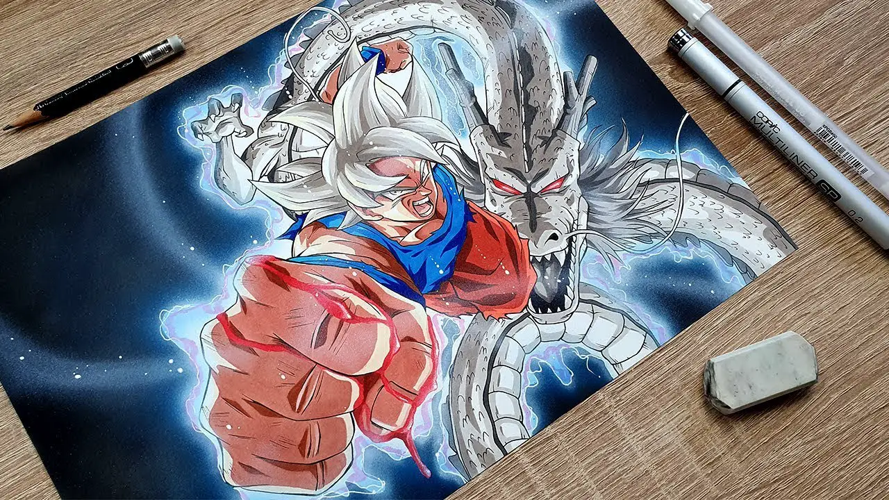 My Ultra Instinct Sign Goku drawing. | Fandom-saigonsouth.com.vn