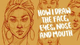 how to draw faces eyes nose mouth skillshare