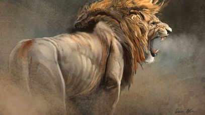Lion quotWhen The King Speaksquot Time Lapse Digital Painting