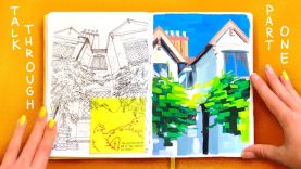How to Choose a Sketchbook for Markers and Watercolors