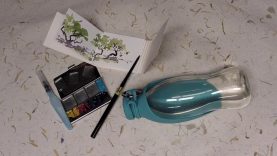 Pet Water Bottle for En Plein Air Sketching and Painting