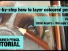How to layer coloured pencil to create realistic looking fur