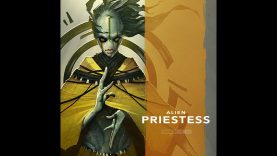 Digital Painting Alien Priestess Character