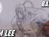 Jim Lee drawing Bane