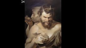 Underpainting Technique Copying Two Satyrs by PP Rubens Time
