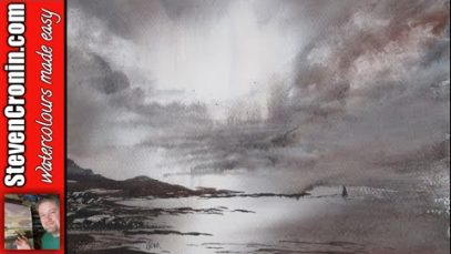 Light on the Ocean Watercolour Painting Demonstration