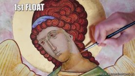 Egg Tempera Painting Process Demo and tutorial for Byzantine and