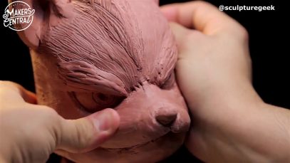 Fantastic Fox McCloud Handmade With Clay by Sculpture Geek