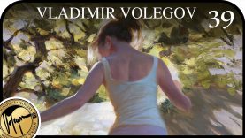 Oil painting quotWoman in the dunesquot Vladimir Volegov
