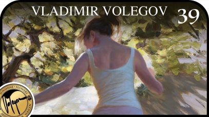 Oil painting quotWoman in the dunesquot Vladimir Volegov