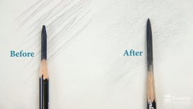 Basic Drawing Technique How To Sharpen A Drawing Pencil