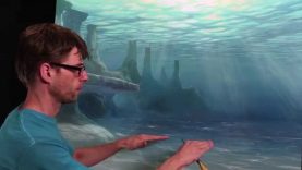 How To Paint Underwater Sea Floor