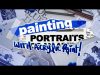 SPOILER IT39S REALLY BLUE Painting Some Portraits with Acrylic