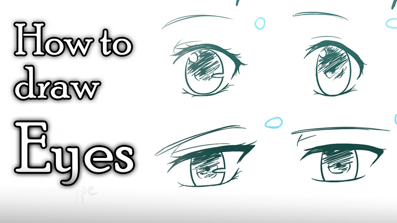 How to Draw Anime Eyes - FeltMagnet