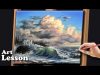 Painting a Realistic Sea Shore with Crashing Wave
