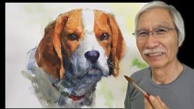 Eng sub How to paint a Dog