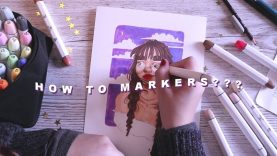 Getting into Markers my process speed drawing