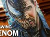 Drawing Venom Tom Hardy Colored Pencil Timelapse Speed