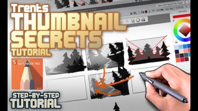 Secrets of Thumbnail Drawing Real time