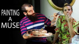 Painting a Muse Artistic Freedom Cesar Santos vlog 052