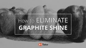 How to Eliminate Graphite Shine From Pencil Drawings