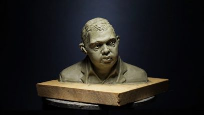 sculpting a head in clay part 2 FULL VIDEO