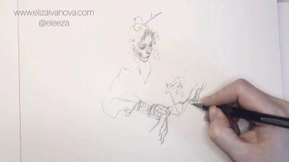 Pencil Process from Scratch Eliza Ivanova