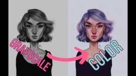 DIGITAL ART Grayscale to Color Tutorial