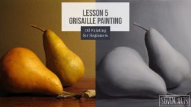 How to Paint Grisaille Underpainting Lesson 5 Oil