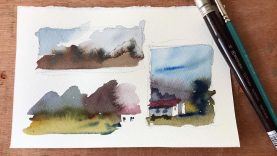 Landscapes Painting Composition Watercolor Part 2