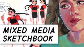 10 Ways to Fill Your Sketchbook + mini Sketchbook Tour 