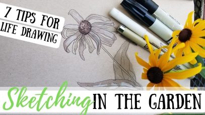 7 Tips for Life Drawing in Your Backyard
