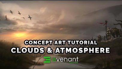 Clouds amp Atmosphere Painting Tutorial Digital Painting Basics