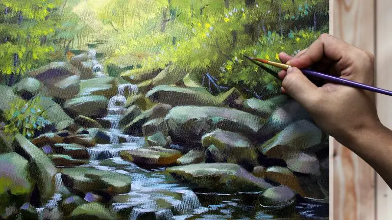 Realistic Water Acrylic Painting (ColorByFeliks) - PaintingTube