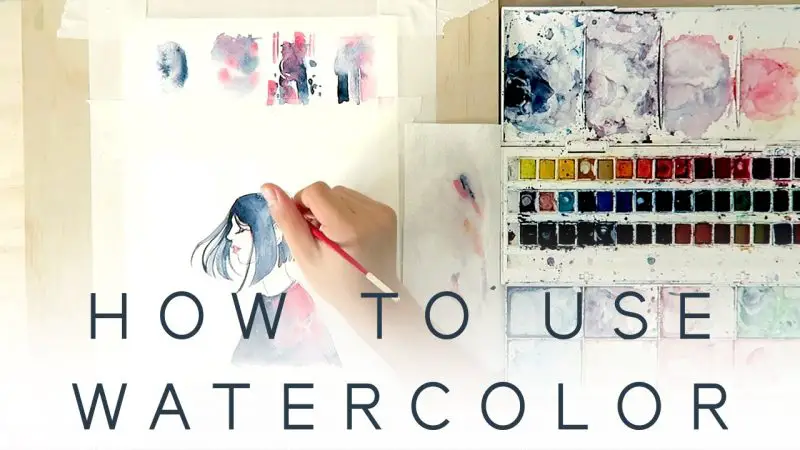 [ Eng sub ] Watercolor Tutorial | How to paint a sunset - PaintingTube