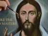How to paint a portrait of Jesus with egg tempera
