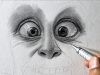 Drawing Eyes and Nose | with Graphite pencils