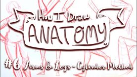 How I Draw ANATOMY #6: ARMS & LEGS – Cylinder