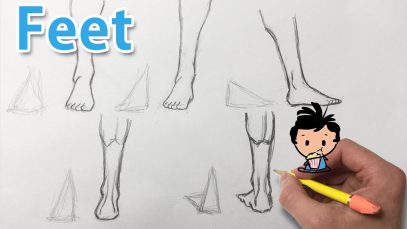 How to Draw Feet but like… Easy