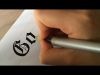 Gothic Calligraphy with Pilot Parallel pens
