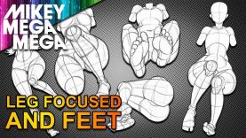 MAPPING BENT LEGS, KNEES & FEET POSES (How To Draw)