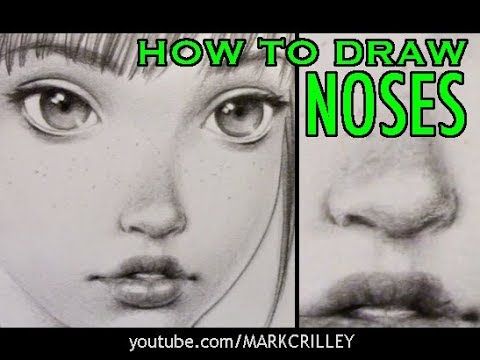 How To Draw THE NOSE (CARTOON NOSES Vs ANIME) - PaintingTube