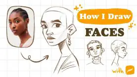 How I DRAW FACES step by step | Mistakes &