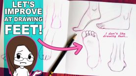 Let's Get Better at Drawing FEET! Learn with Me Sketchbook