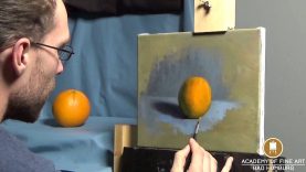 Speed Painting | Stillleben Orange | Still life orange