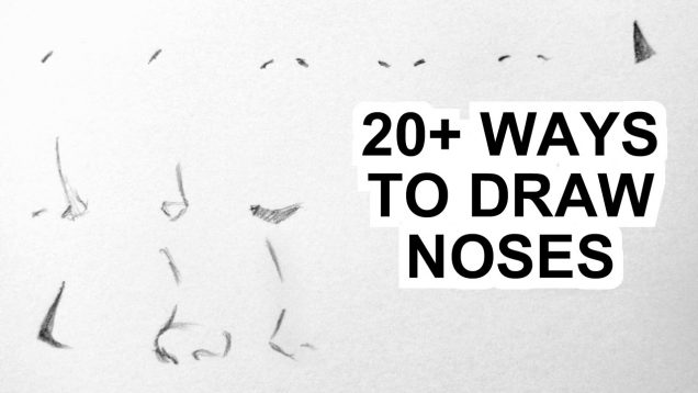 How to Draw Noses from Different Angles - PaintingTube